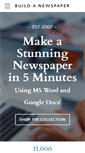Mobile Screenshot of buildanewspaper.com