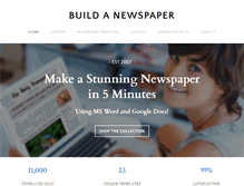 Tablet Screenshot of buildanewspaper.com